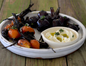 Roasted Baby Beetroots with Labneh and Extra Virgin Olive Oil Recipe