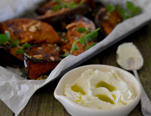 Roasted Pumpkin and Labneh with Extra Virgin Olive Oil Recipe