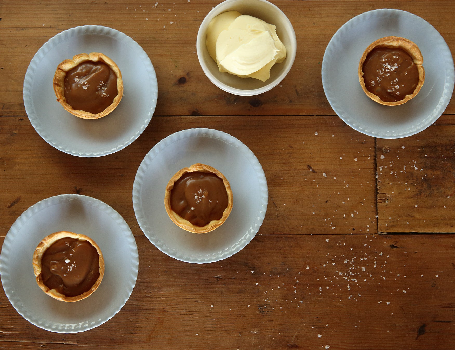 Salted Brandy Caramel Tarts Recipe