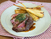 Scotch Fillet Steak with Herb Butter & Parsnip Wedges Recipe