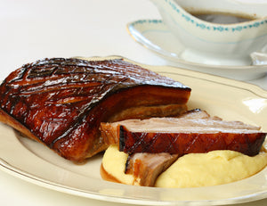 Fig Vino Cotto Glazed Pork Belly Recipe