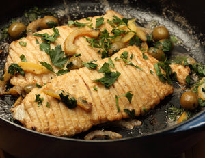 Skate with Preserved Lemon and Olives Recipe