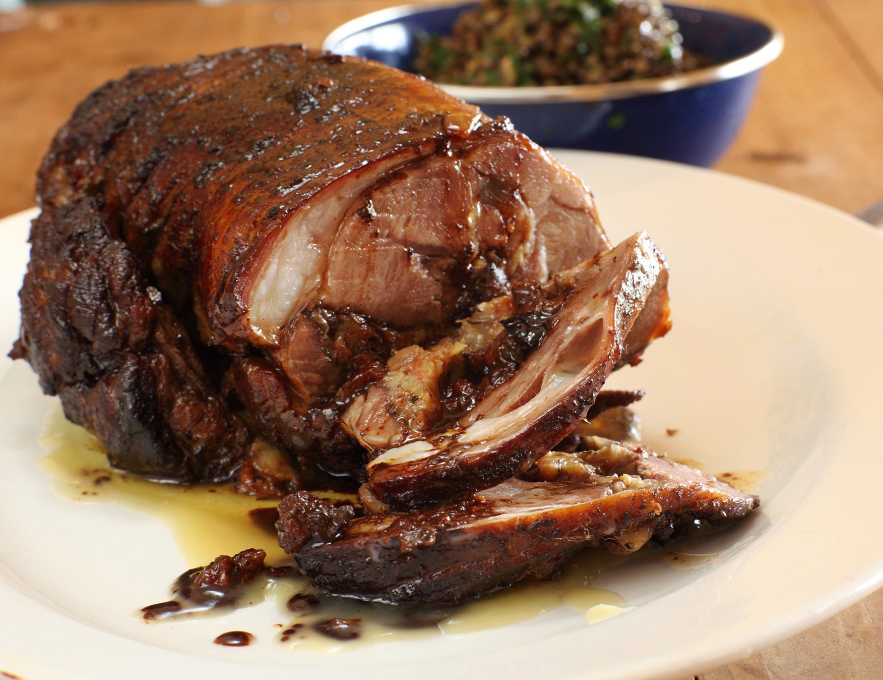 Slow Roasted Stuffed Lamb's Shoulder Recipe