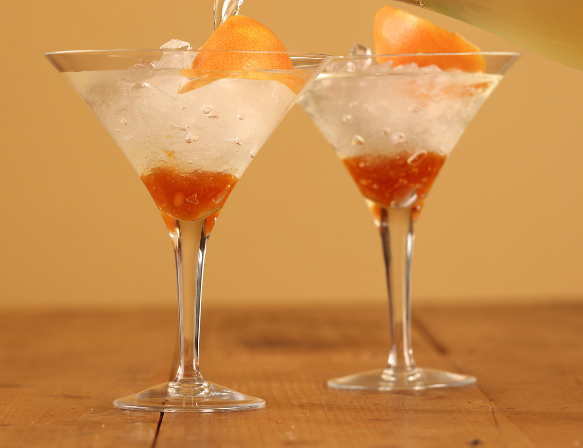 Sparkling Chardonnay Cocktail with Seville Marmalade Recipe