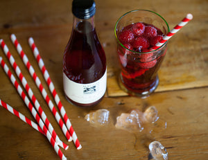 Sparkling Ruby Cabernet and Raspberry Mocktail Recipe