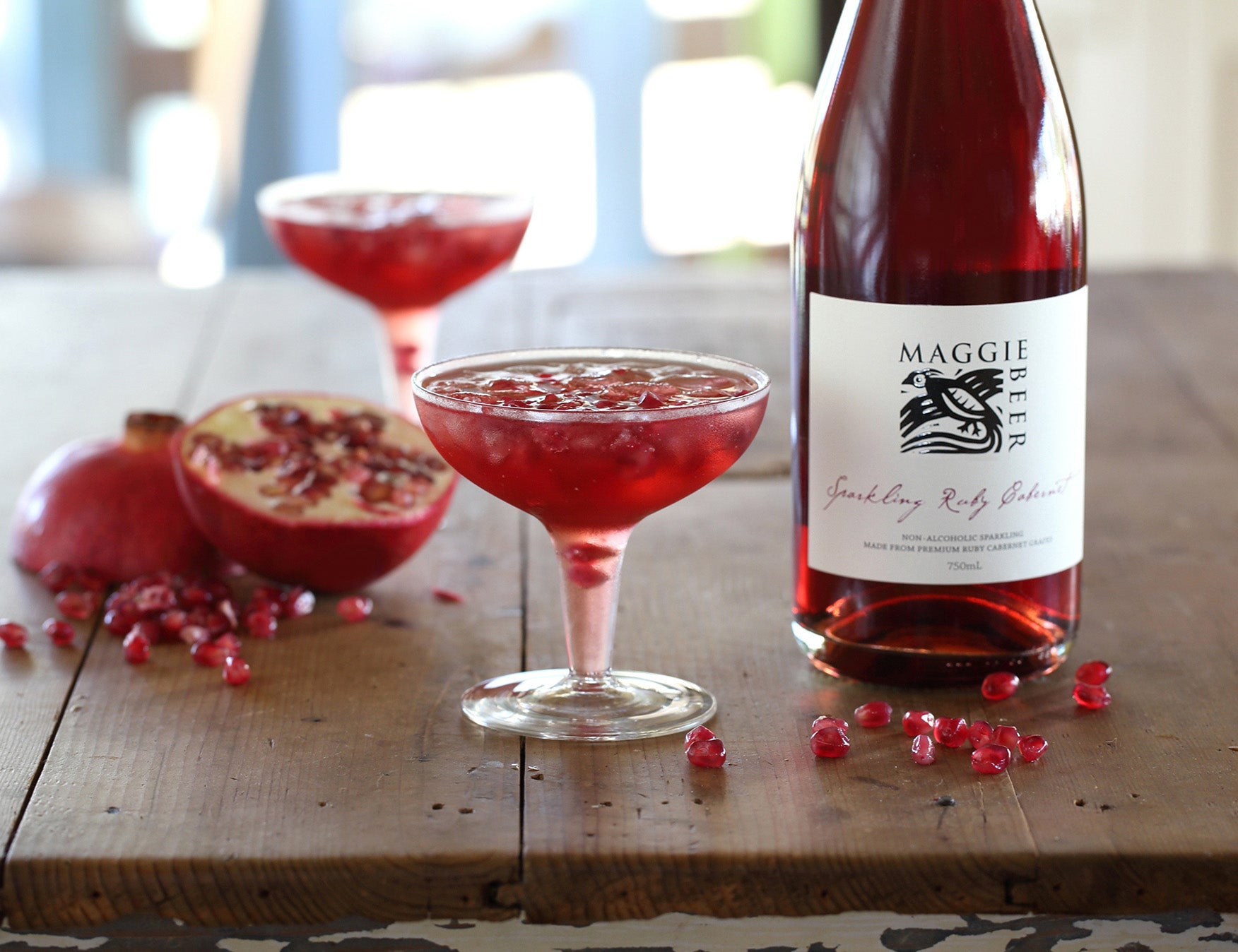 Sparkling Ruby Cabernet Gin Fizz Recipe