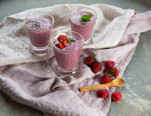 Strawberry, Blueberry and Coconut Smoothie Recipe