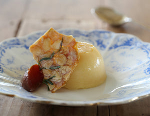 Verjuice Custards with Roasted Quince and Almond & Oat Crisp Recipe